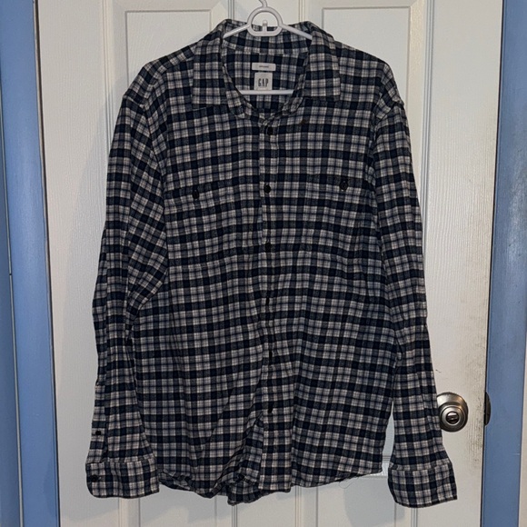 GAP Other - GAP Men's Checkered Black and White Shirt